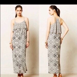 Vanessa Virginia Gray and Black Dress